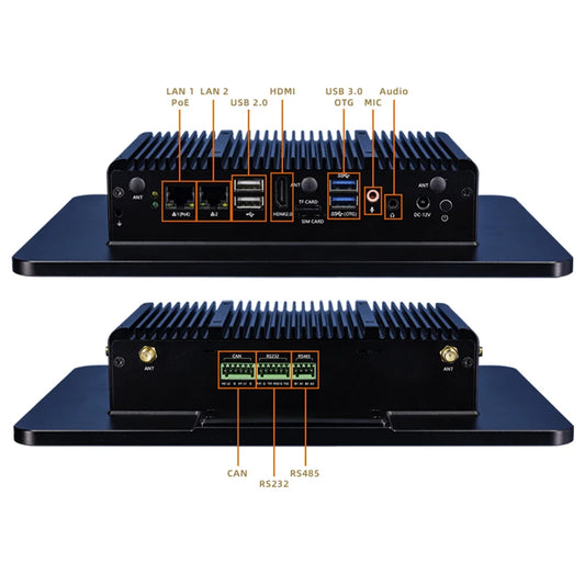 Custom PCBA IPC-M10R800-A3568J AI Industrial Tablet PC RK3568J 10.1 inch IPS screen Development board Manufacturer
