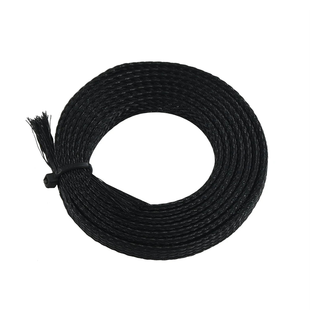 Custom 3D Printer Wire Protection Braided Network Tube 8mm/1M PET Flame Retardant Nylon Telescopic Braided Network Tube DIY Protective Manufacturer