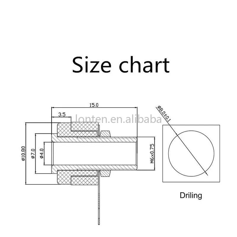Custom Custom 10PCS 4mm Banana Plug Adapter Binding Post Banana Jack socket Red Green Yellow Black Blue Manufacturer
