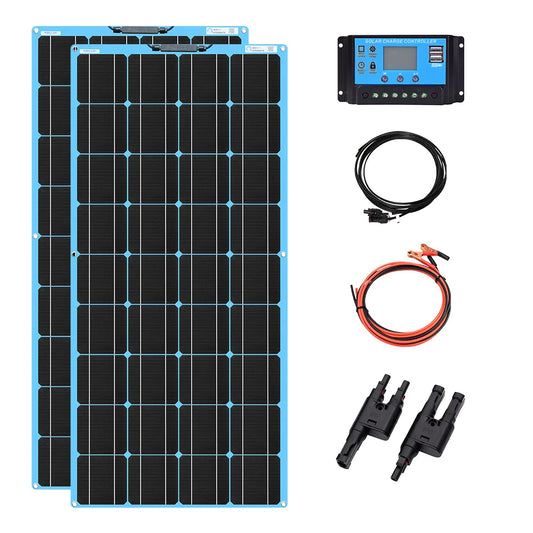 Custom 2pcs 18V 120W Solar Panel Kit Flexible Monocrystalline Photovoltaic Panels Solar System High Efficiency Paneles Solares Manufacturer