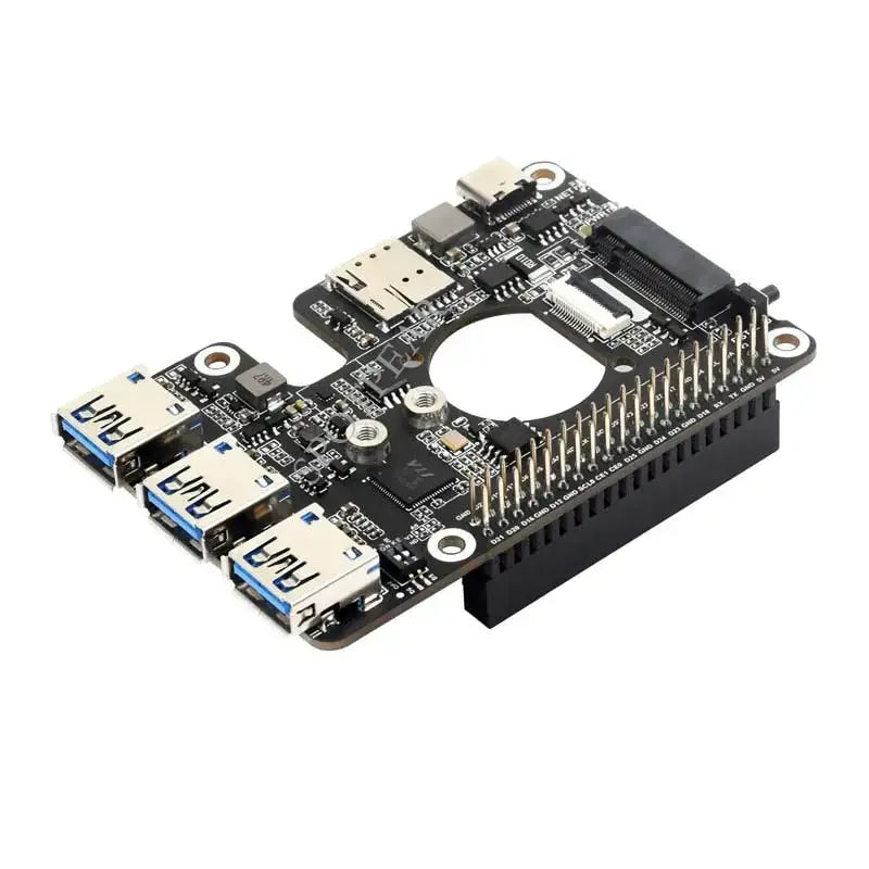 Custom Raspberry Pi 5 PCIe to M.2 4G/5G USB 3.2 Hub Extension Board for SIMCom Quectel 4G/5G Modules