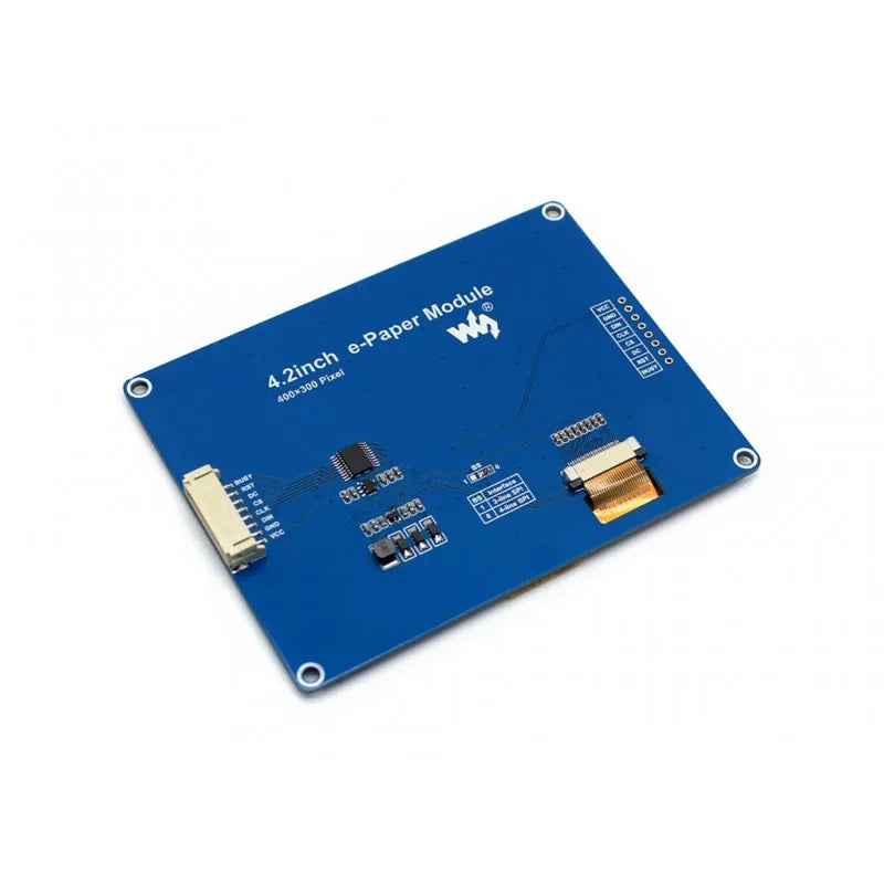 Custom 4.2-inch electronic paper 400x300 4.2-inch electronic ink display module without backlight wide-angle SPI interface, custom PCB Manufacturer