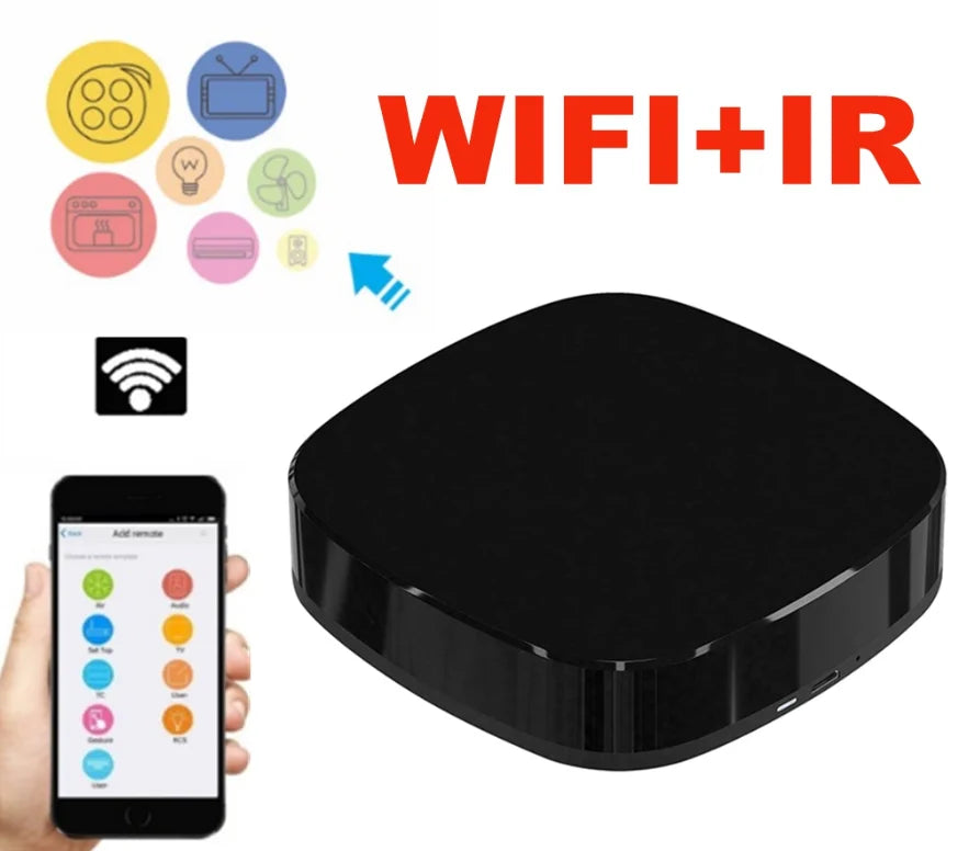 Custom Universal Smart WIFI Wireless Remote Control Smart Home Automation For TV Air Conditioner IR Infrared work for Alexa Google home Manufacturer