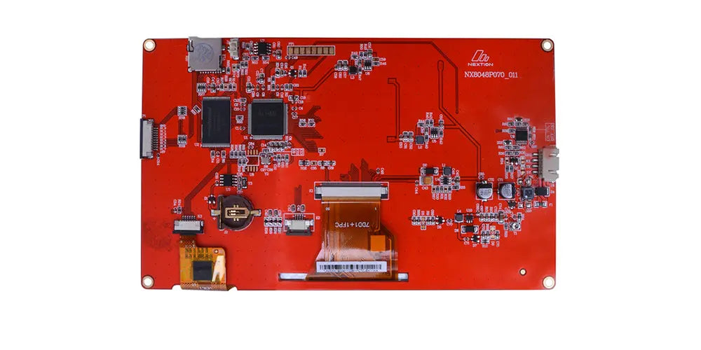 Custom 7.0'' Intelligent LCD Touch Display Module NX8048P070-011C/R Multifunction HMI Resistive/Capacitive Without Enclosure Manufacturer