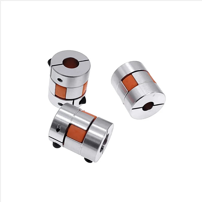 Custom D20L25 jaw flexible motor coupling aluminium CNC spider flexible jaw coupler 5x8mm 3mm 4mm 5mm 6mm  6.35mm 7mm 10mm Manufacturer