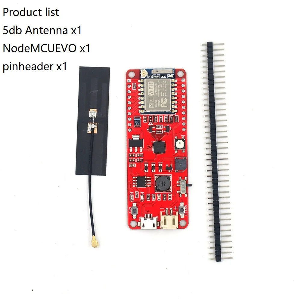 Custom NodeMCU EVO ESP8266 5DB ANTENNA RGB BUZZER Custom PCB oem assembly pcba Manufacturer