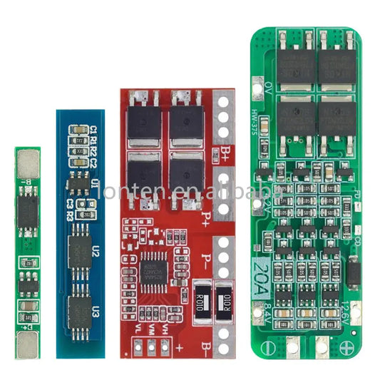 Custom 1S 2S 3S 4S 3A 20A 30A Li-ion Lithium Battery 18650 Charger PCB BMS Protection Board For Drill Motor Lipo Cell Module Manufacturer