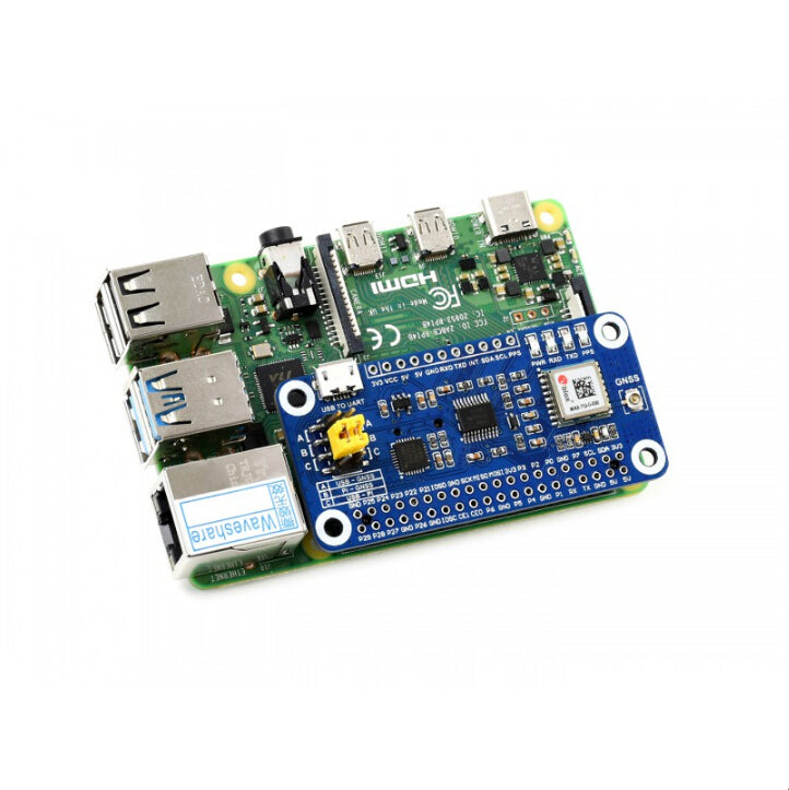 MAX-7Q GNSS HAT for Raspberry Pi, GPS, GLONASS, QZSS, SBAS Custom PCB pcba teste funcional customize