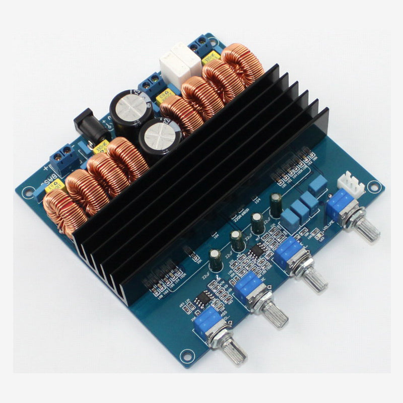 2*100W+200W TDA7498 power stereo subwoofer amplifier board audio 2.1 Class D Hifi TL072 preamplifier amplifier pcb assembly Customize