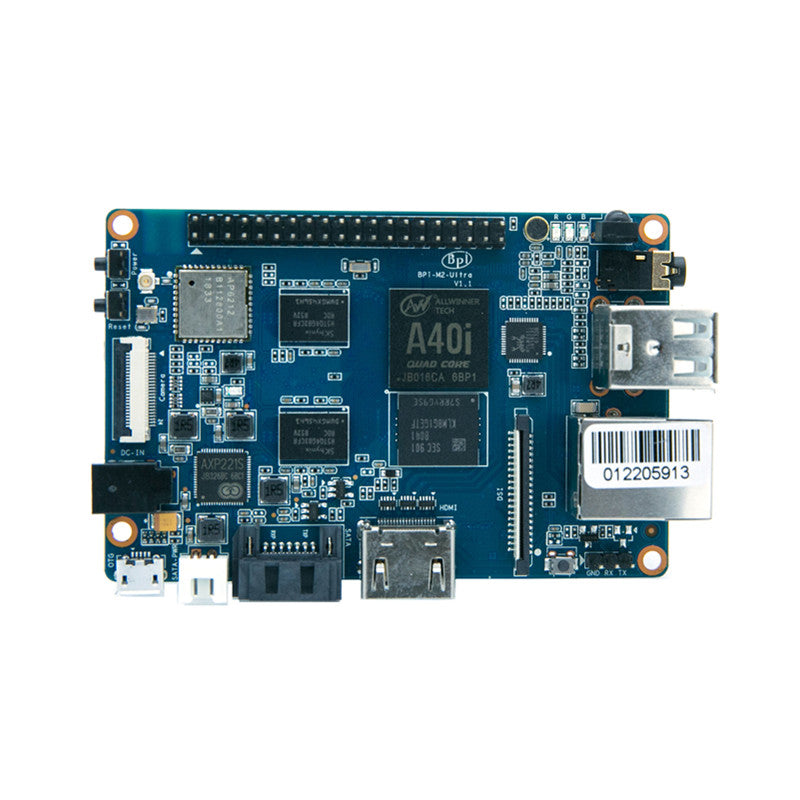 Banana Pi BPI M2 Ultra Quad Core A40i Allwinner Chip  Development Board With WIFI&amp BT4.0 EMMC Custom PCB