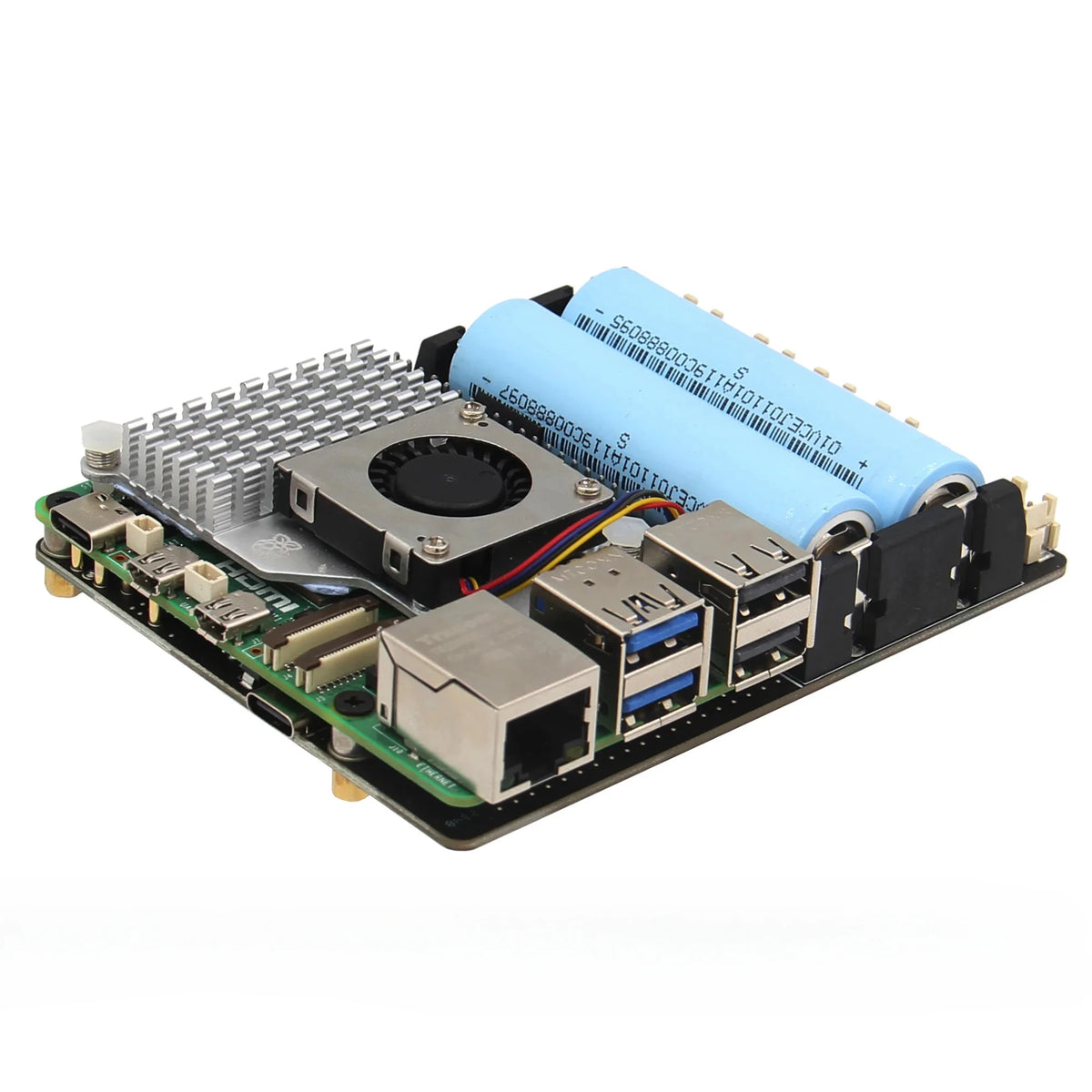 Custom  Raspberry Pi 5 18650 UPS, X1201 V1.1 Power Management Board with Auto Power On for Pi 5