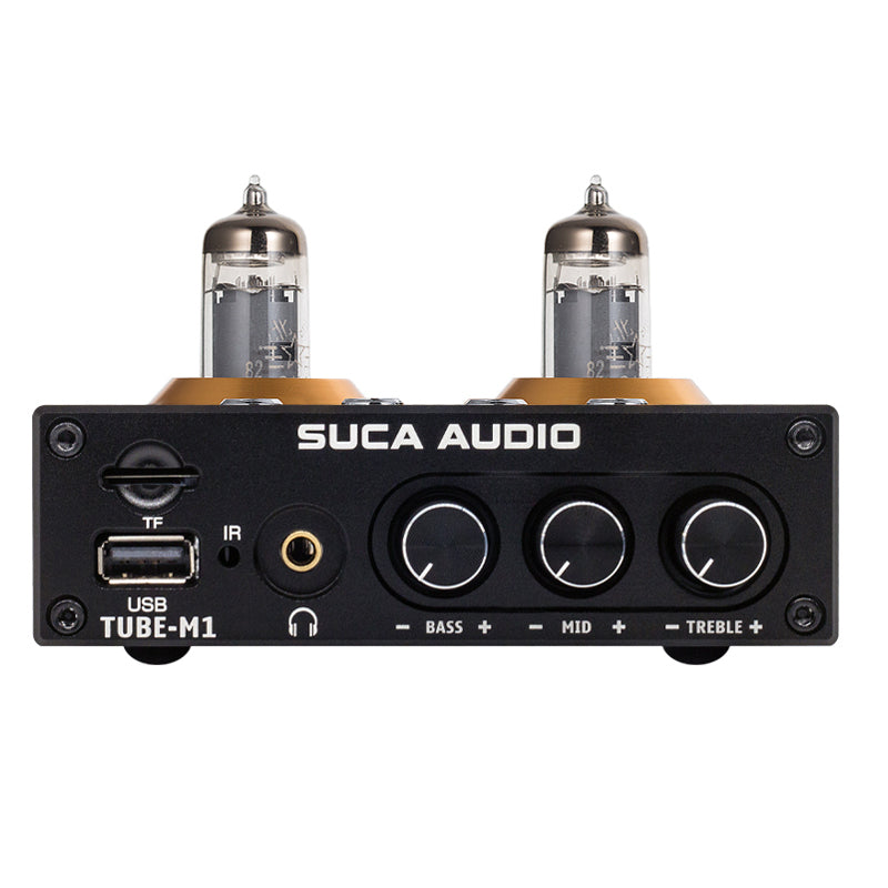 6K4 Vacuum Tube Preamp HiFi Stereo Audio Receiver NE5532 USB TF Card Music Player Headphone Amplifier WAV/APE/FLAC pcb assembly