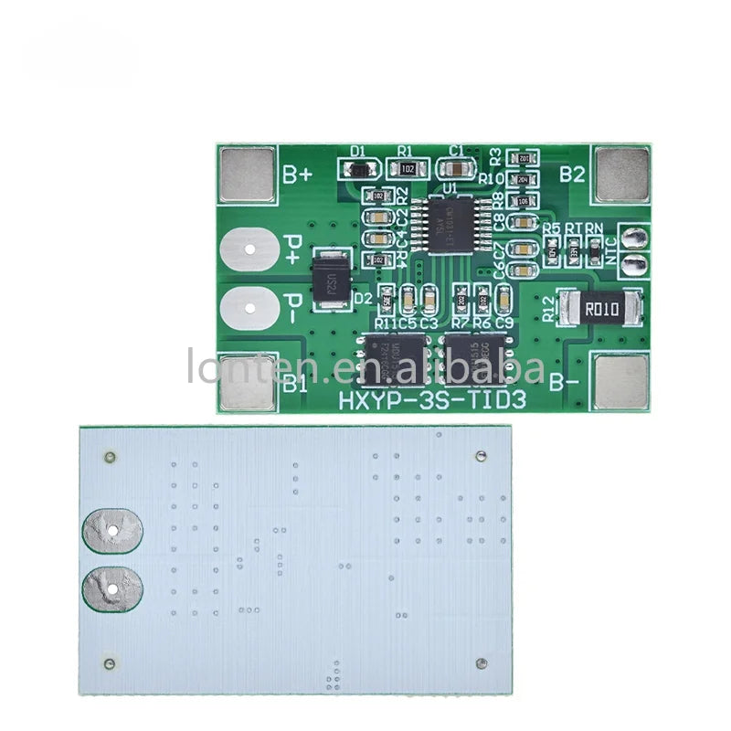 Custom 3S 10A Li-ion Lithium Battery 18650 Charger PCB BMS Protection Board 12V 11.1V 12.6V Prevent overcharge Manufacturer