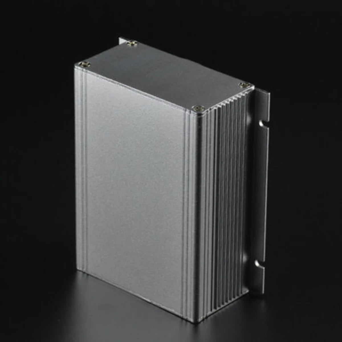 Custom Silver Extruded Aluminum Enclosure Electronic Power PCB Instrument Box Case 88x39x100mm Manufacturer