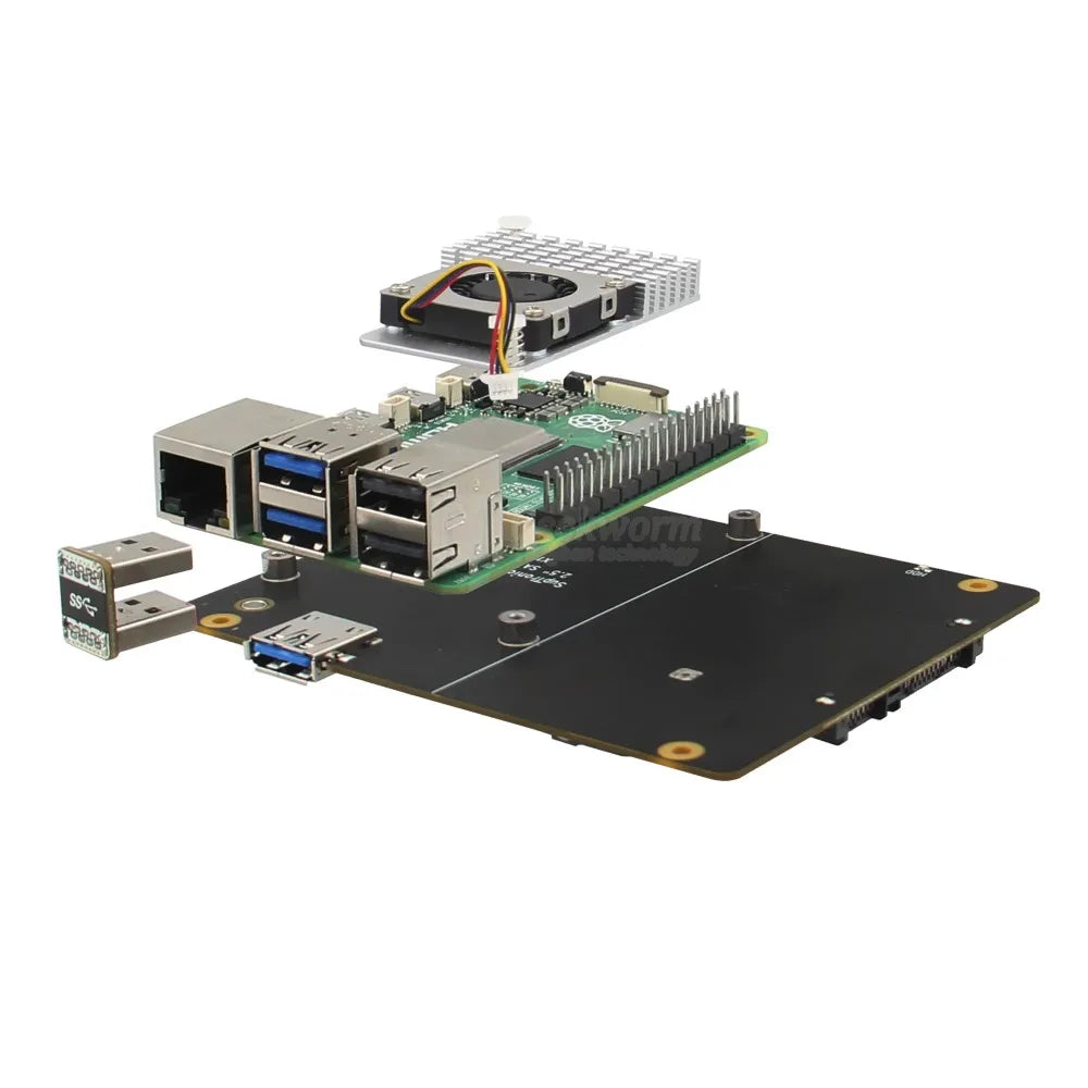 Raspberry Pi 5 X1100 2.5" SATA HDD / SSD Shield Custom  Custom