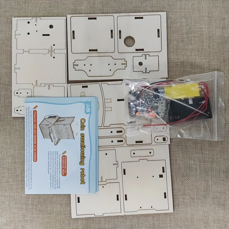 Custom 6+ Year Olds Can Coin-Swallowing Robot with this Educational Science Puzzle Set Physics Experiment Manufacturer