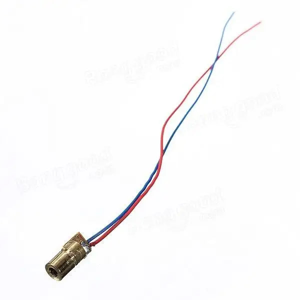 Custom 100Pcs/lot DC 5V laser head laser diode dotted copper semiconductor laser tube 6MM outer diameter Module Manufacturer