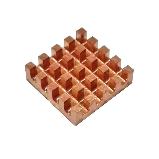 Custom 5pcs Pure Copper Mini Heat Sink Memory RAM Adhesive Back Cooling For VGA MOS GPU IC Chipset Radiator Cooler Heatsink 14x14x4mm Manufacturer