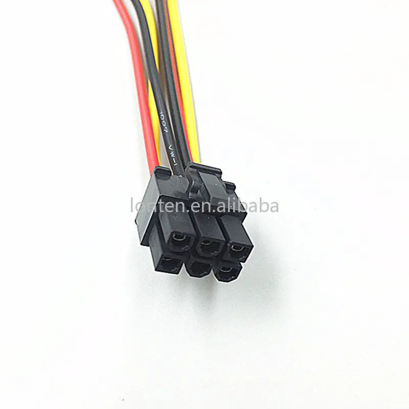 Custom Custom Dual ATX IDE Molex Power 4 To 6-Pin PCI Express PCIe Video Card Adapter Cable PCI Express Power Supply Line Manufacturer