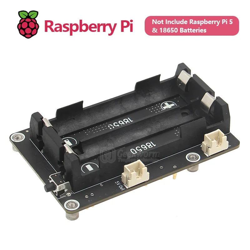 Custom Raspberry Pi 5 18650 UPS, X1200 V1.2 Power Management Board with Auto Power on For Pi 5 Custom