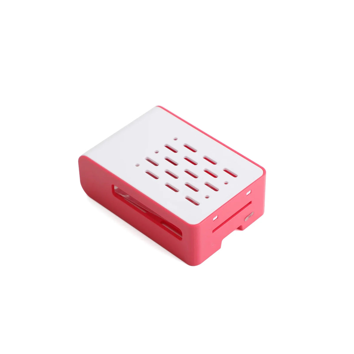 ABS Protective Case Cover Red White Box Shell Enclosure With Raspberry Pi Active Cooler DC 5V PWM Fan For Raspberry Pi 5