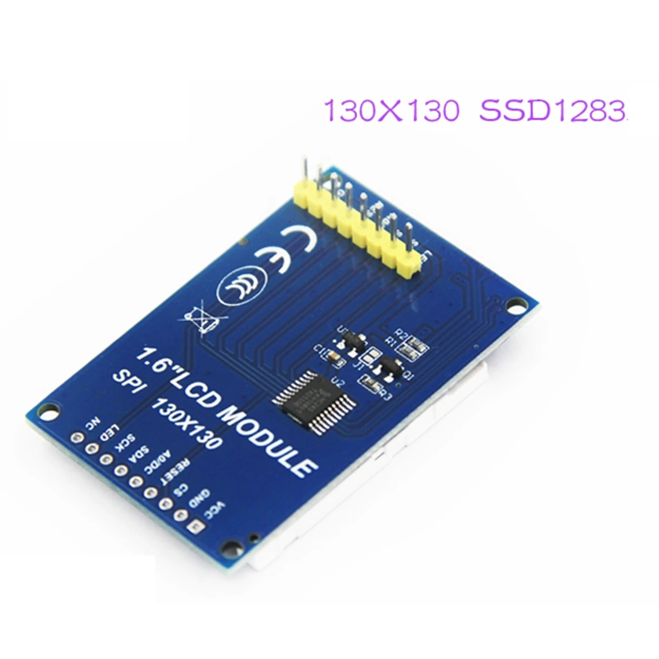 Custom 1.6" inch TFT IPS LCD Transflective Display Module LCD Display DIY SPI Serial Port 130*130 Communicate for Arduin0 Manufacturer