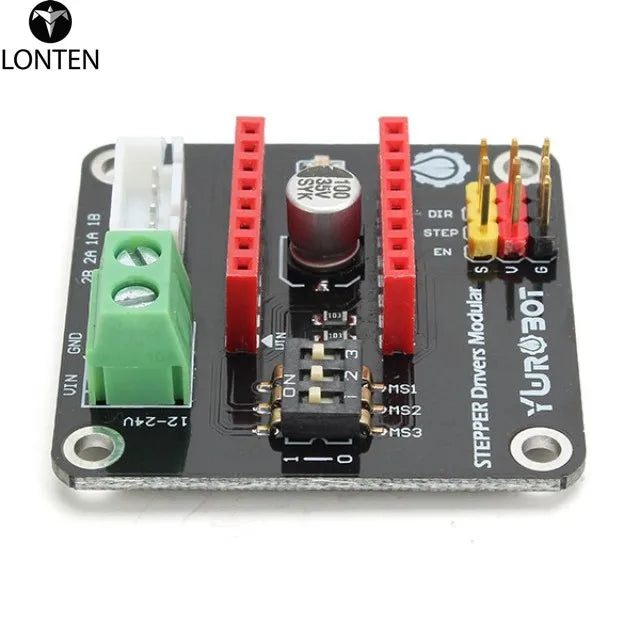 Custom Lonten DRV8825/A4988 42 Stepper driver module motor control shield motor drive expansion board For arduinos R3 3D Printer DIY Ki Manufacturer