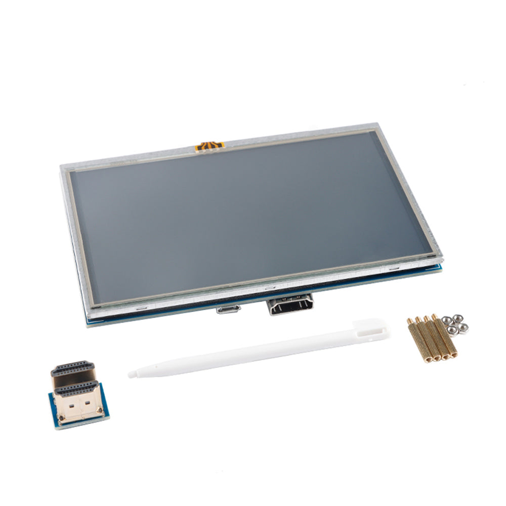 5 inch LCD screen display module 800*480 resistive touch for Raspberry Pi 3B screens Custom