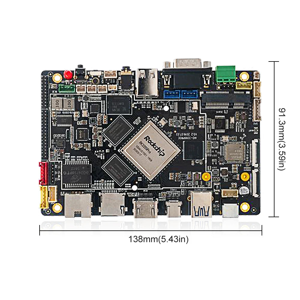 Custom Firefly AIO-3399ProC RK3399Pro Single Board Computer for Aiot Cortex-A72 Cortex-A53 LPDDR3 Linux+QT/Android/Ubuntu sbc Manufacturer