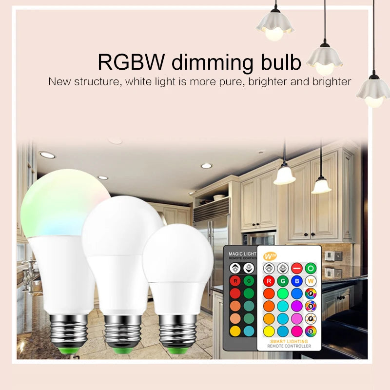Custom Lonten B22 LED 16 Color Changing lights RGB Magic Led Bulb 5W RGBW dimming Lamp Remote Control LED Bulbs smart homeFor Home Manufacturer