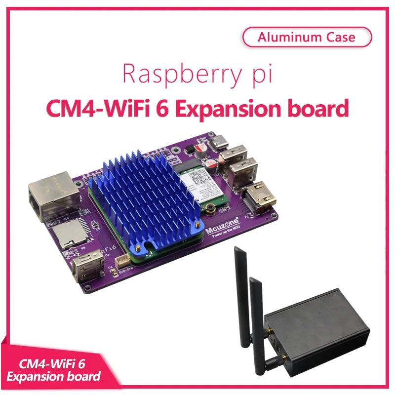 Custom CM4 based wifi6 WiFi 6E expansion board,Raspberry Pi Compute Module 4, Intel AX200 AX210 PCIe M.2 A Key Manufacturer