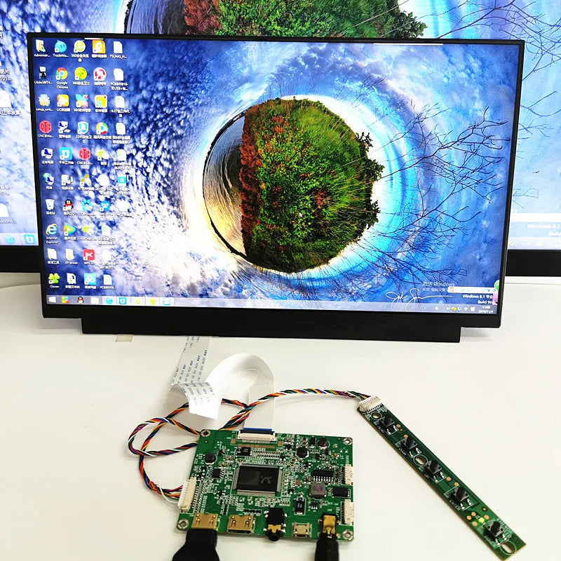 Custom 13.3 inch display capacitive touch module kit 1920x1080 IPS 2mini HD LCD Module Car raspberry pi 3 b Game PS3 XBox PS4 Monitor Manufacturer