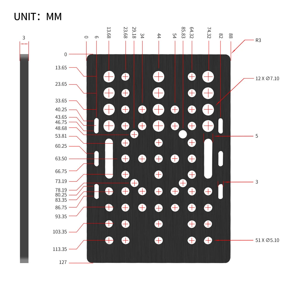 Custom V-Slot Gantry Set 20-80mm Gantry Plate with Wheels for Aluminum Profiles V-slot Aluminum Plate Kits Gantry Plat 3D Printer Part Manufacturer