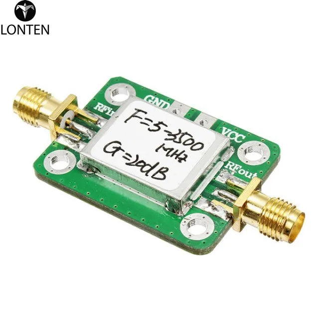 Custom Lonten LNA 5-3500MHz 20dB Gain Broadband Low Noise RF Amplifier With Shielding Shell Manufacturer