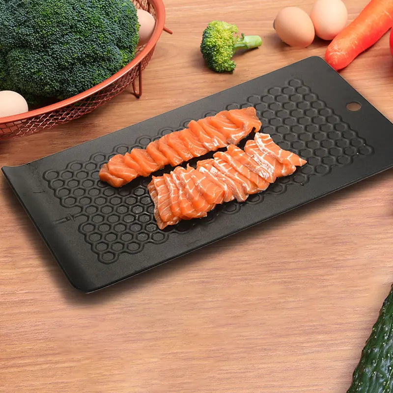 Custom PCI technology superconducting material Fast Defrost Tray Fast Thaw Frozen Food Meat  Defrosting Plate Board Defrost Tray Manufacturer