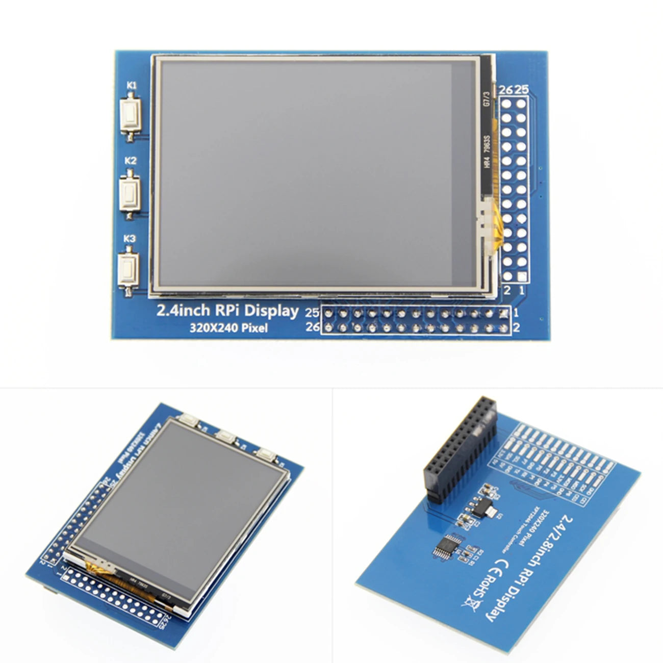 Custom 2.4 / 2.8 /3.2 inch 320*240 Touch Panel TouchScreen TFT LCD Module Screen Display for Raspberry Pi GPIO Input Manufacturer