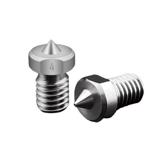 Custom 3D Printer Parts TC4 Titanium Alloy Nozzle E3D V5 V6 High Strength Nozzle M6 Thread  J-head Hotend Extruder 1.75MM Filament Manufacturer