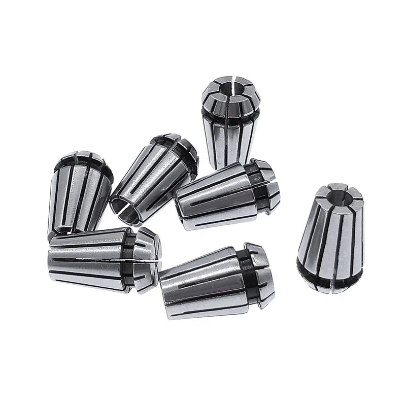 Custom ER11 spring chuck 1/2/3/4/5/6/7mm spring collet tool holder for CNC engraving machine&milling lathe 1/4 1/8 Manufacturer