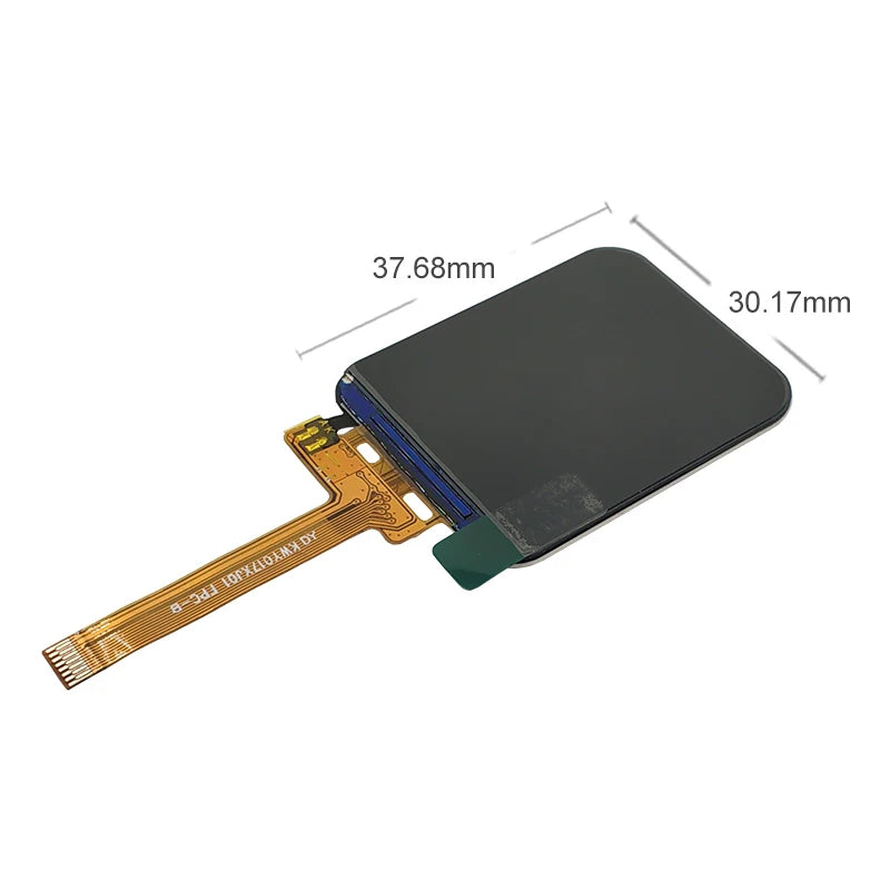 Custom original 1.69 Inch 240x280 Display LCD TFT Panel Wearable LCD Screen For Smart Watch Manufacturer