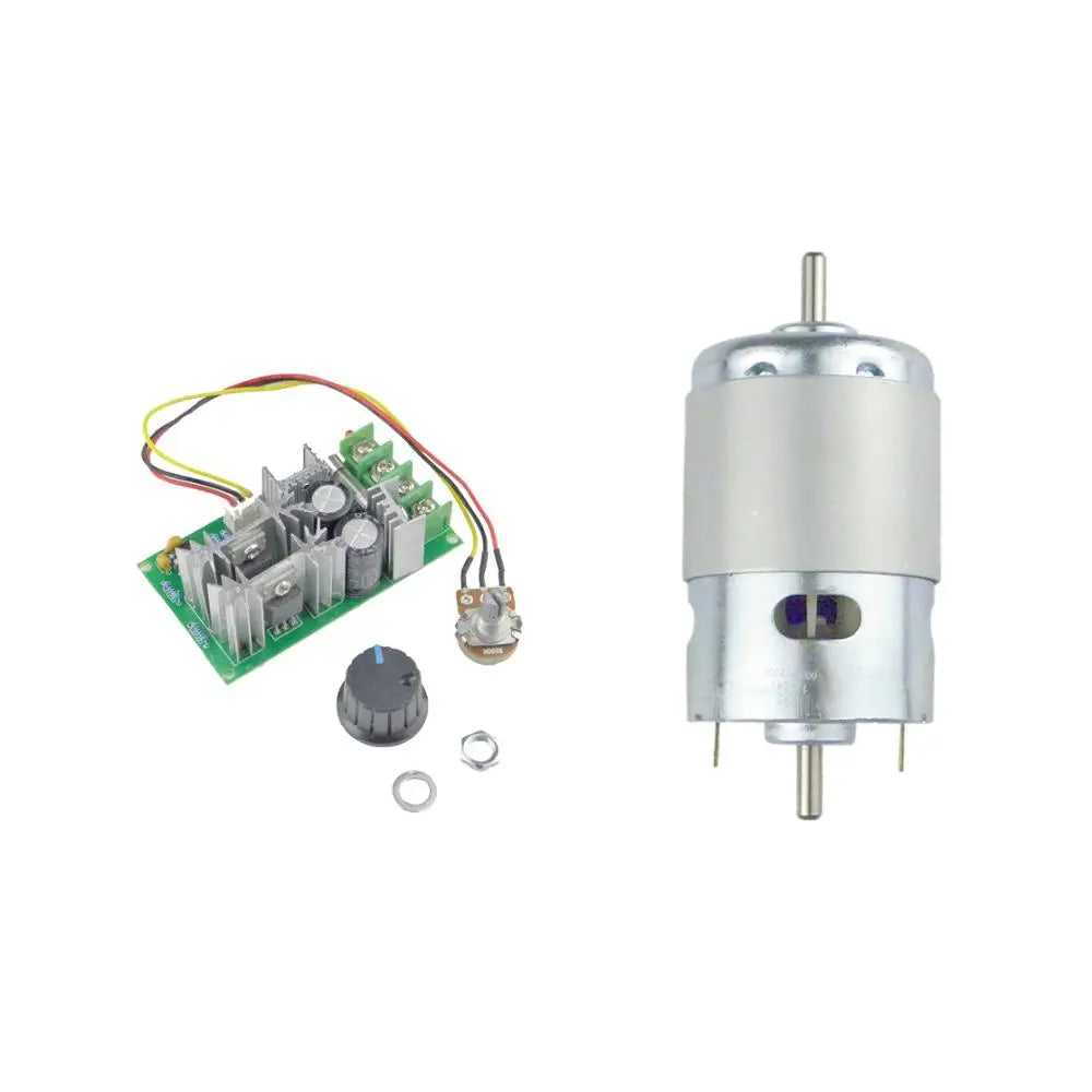 Custom 895 Dual Output Shaft Motor DC 12V-24V 6000RPM-12000RPM PWM Speed Controller Reversing Switch for Electrical Tools DIY Manufacturer