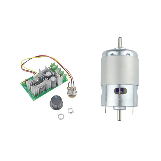 Custom 895 Dual Output Shaft Motor DC 12V-24V 6000RPM-12000RPM PWM Speed Controller Reversing Switch for Electrical Tools DIY Manufacturer