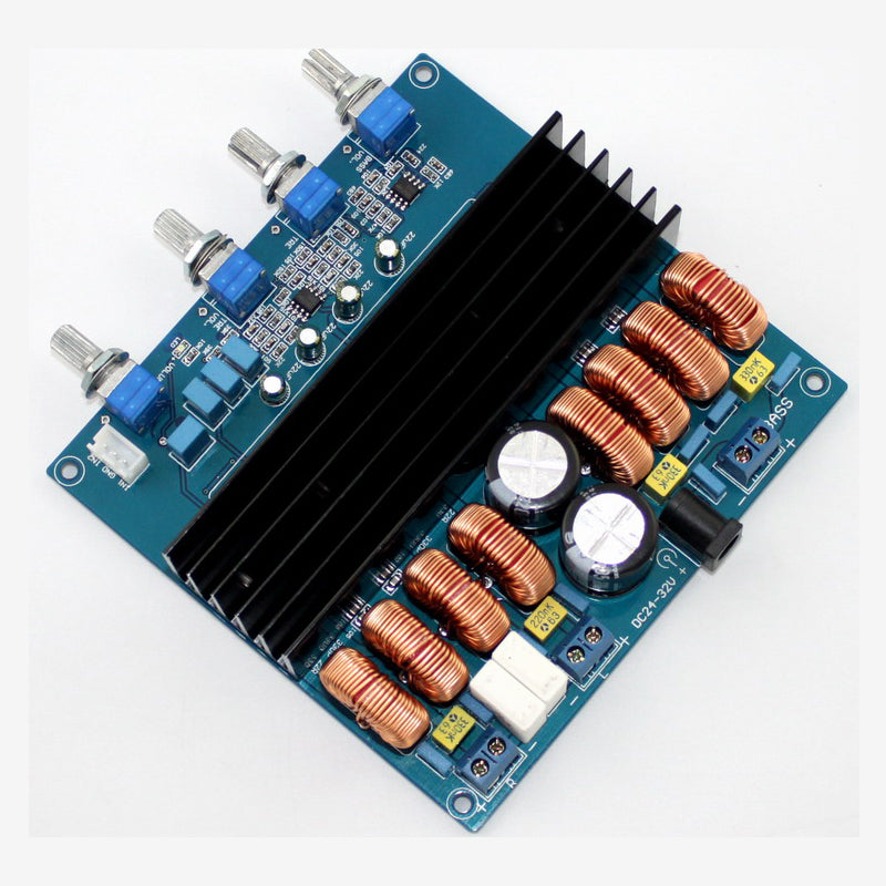 2*100W+200W TDA7498 power stereo subwoofer amplifier board audio 2.1 Class D Hifi TL072 preamplifier amplifier pcb assembly Customize