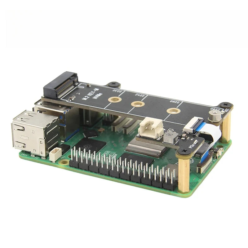 X1001 V1.1 pcie M.2 NVMe SSD 2280 PIP PCIe Peripheral Board Shield for Raspberry Pi 5 Custom