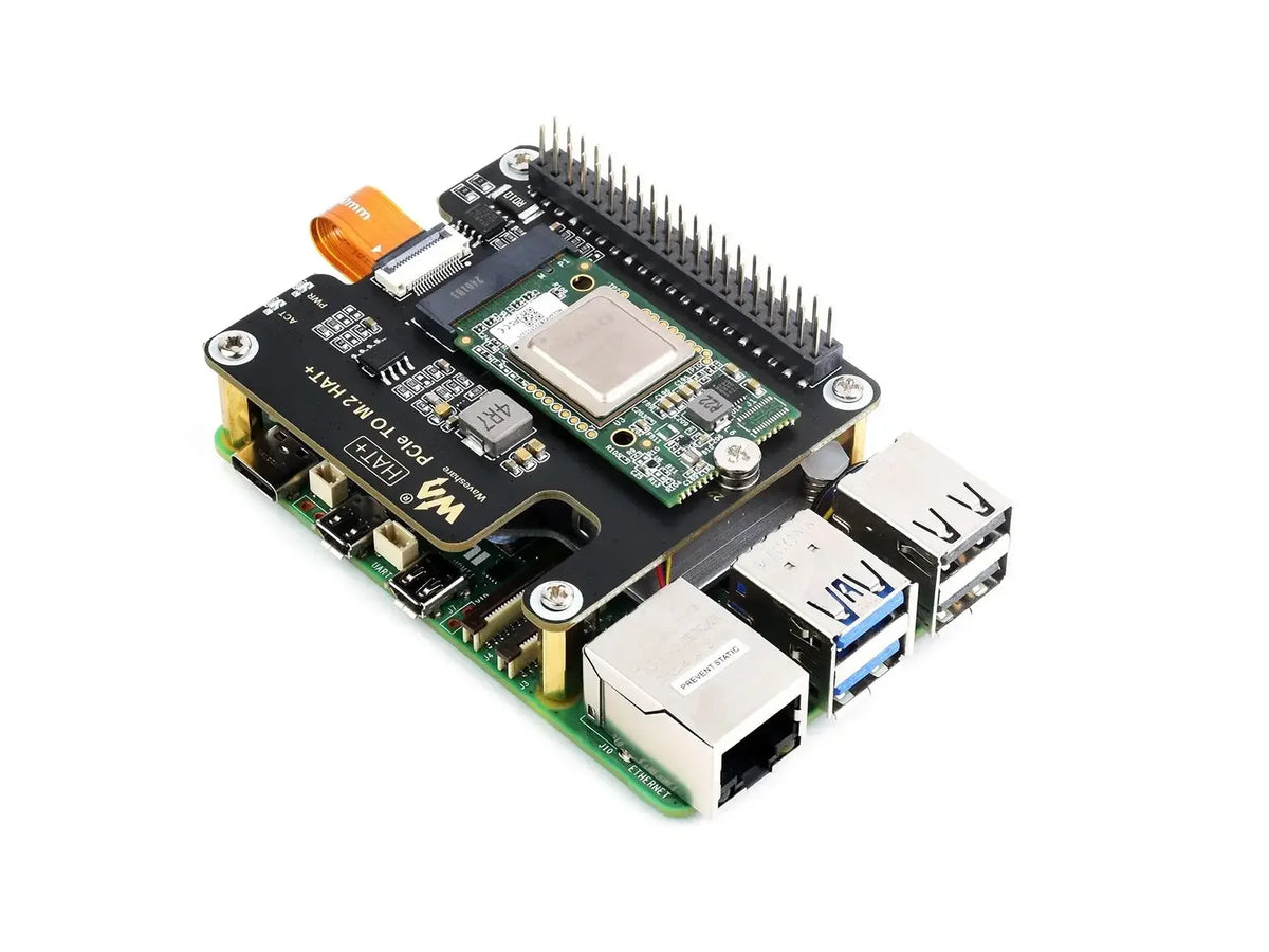 Hailo-8 M.2 AI Accelerator Module, 26TOPS Hailo-8 AI Processor Optional For PCIe To M.2 Adapter Board, For Raspberry Pi 5