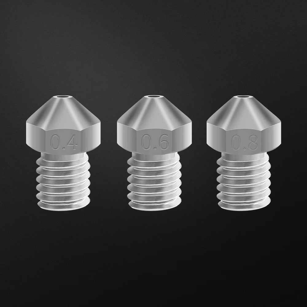 Custom Top NF-v6 Plated Copper Nozzle Durable Reduce Stick For 3D Printer Parts Hotend Nozzles For M6 E3d V6 Hotend BLV Mgn Cube Manufacturer