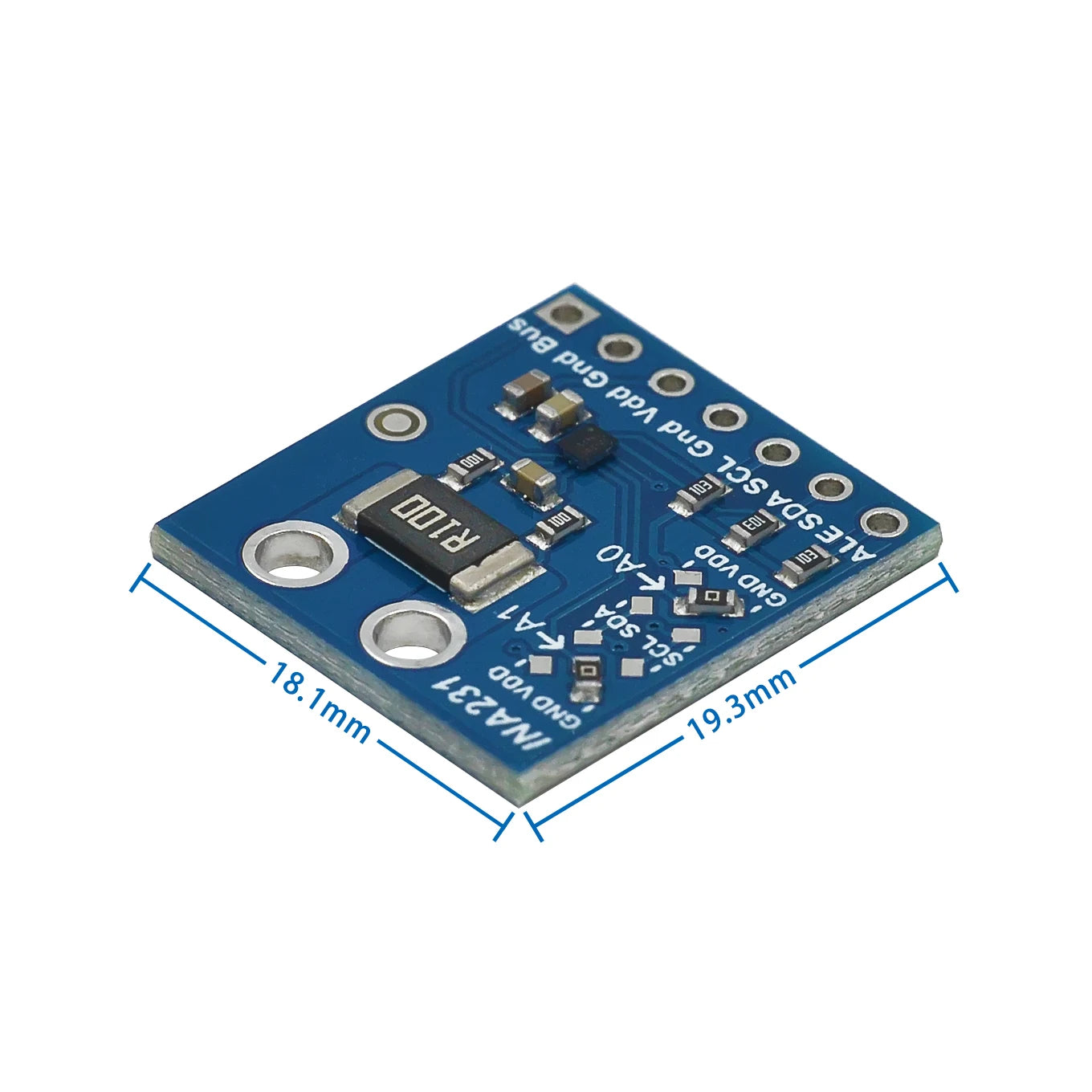 Custom I2C Interface Bi-Directional Current/Power Monitoring Sensor Module For Arduino