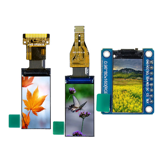 Custom IPS Display 0.96 Inch TFT LCD Display Screen 80*160 ST7735 Drive IC 3.3V 13PIN SPI HD Full Color For lcd Module 80x160 Dropship