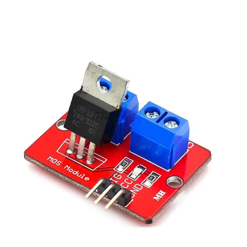 Custom IRF520 MOS Driver Module 0-24V Top Mosfet Button PWM Adjustment for Arduino MCU ARM Raspberry Pie