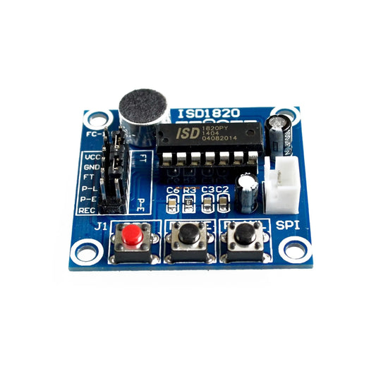Custom ISD1820 recording module voice module the voice board telediphone module board with Microphones