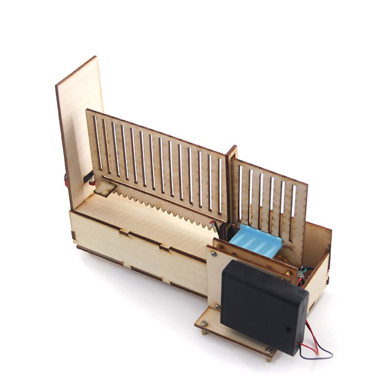 Infrared Remote Control Auto Door Automatic Door DIY Technology Production Complete Project Compatible with Arduino customize